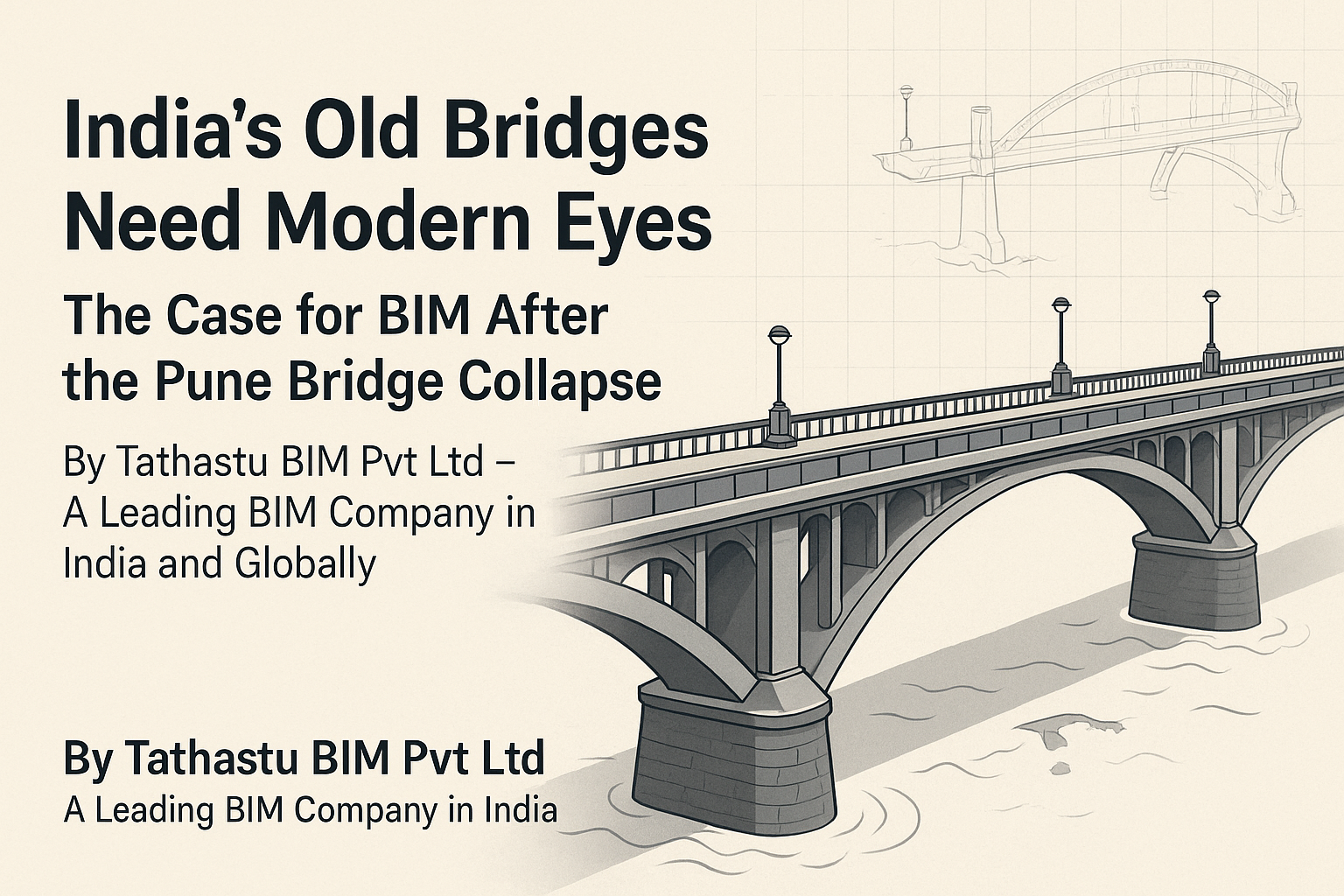 India’s Old Bridges Need Modern Eyes: The Case for BIM After the Pune Bridge Collapse