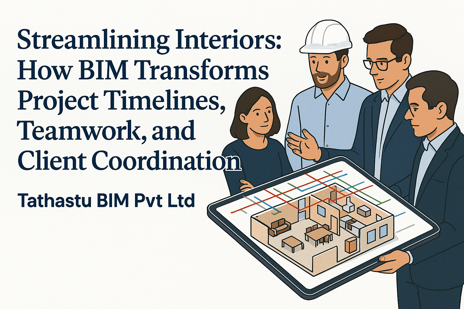 Streamlining Interiors: How BIM Transforms Project Timelines, Teamwork, and Client Coordination with Tathastu BIM Pvt Ltd